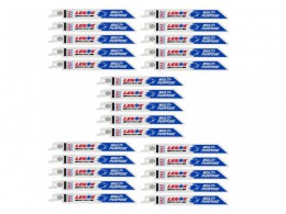 LENOX MultiWolf Wave Edge Reciprocating Saw Blade 152 x 19 x 0.9mm 10 TPI (Pack 25) £74.95